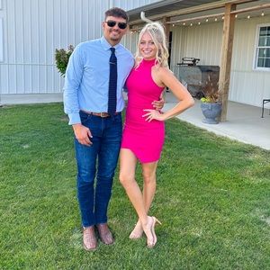 Revolve Hot Pink Dress